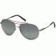 Mont Blanc MB703S Sunglasses - Shiny Gumetal Frame Color