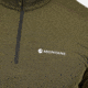 Montane Dart Thermo Zip Neck - Mens, Kelp Green, Medium, MDTZNKELM12