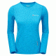 Montane Fem Claw Long Sleeve T, Cerulean Blue, UK8/US6/EUR34, FCLLSCERA5