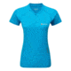 Montane Fem Snap Zip T-Shirt, Cerulean Blue, UK8/US6/EUR34, FSNZTCERA5
