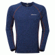 Montane Sonic Long Sleeve T-Shirt, Antarctic Blue, L MSLTSANTN3