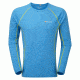 Montane Sonic Long Sleeve T-Shirt, Blue Spark, XXL MSLTSBLUZ3