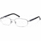Montblanc MB0336 Eyeglass Frames - Shiny Palladium Frame Color