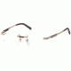 Montblanc MB0349 Eyeglass Frames - Shiny Rose Gold Frame Color