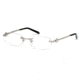 Montblanc MB0394 Eyeglass Frames - Shiny Palladium Frame Color