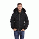 Moose Knuckles Ballistic Bomber - Men's, Black/Black Fur, Medium, 241634