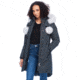 Moose Knuckles Stirling Parka Women's, Granite / Natural Fur, XS, MK2003LP-255-XS