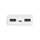 mophie Power Boost XL V2 Battery Pack, 10400mAh, White, MO-40609