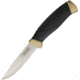 Mora Companion 125 Fixed Blade Knife, 4in, Stainless Steel, Standard Edge, Satin, Black, Rubber Handle FT01774