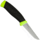 Mora Fishing Comfort Fillet, BLK/Lime Rubber Handle w/Sheath, M-11818