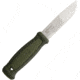Mora Kansbol Multi-Mount Sheath Fixed Blade Knife, 4.25in, Stainless Steel, Standard Edge, Satin, OD Green, TPR Handle FT01753