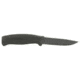 Morakniv 4.1 Inch Stainless Steel Companion Tactical Fixed Blade Knife, w/ ED-Coating, Rubber Handle and MOLLE-Compatible Sheath, Black, 4.1, IRM-12351