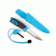 Swedish FireKnife with Intergrated Swedish Firesteel-Cyan Blue