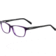 Morgan 201106 Progressive Prescription Eyeglasses, Violet Black Frame, 201106-4226PR