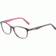 Morgan 201111 Single Vision Prescription Eyeglasses, Anthracite Light Red Frame, 201111-4323SV
