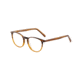 Morgan 201121 Single Vision Prescription Eyeglasses, Brown Gradient Frame, 201121-4395SV