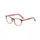 Morgan 201121 Single Vision Prescription Eyeglasses, Dark Red Gradient Frame, 201121-4396SV
