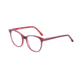 Morgan 201122 Single Vision Prescription Eyeglasses, Dark Red Frame, 201122-4473SV