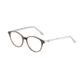 Morgan 201124 Single Vision Prescription Eyeglasses, Brown Havana Frame, 201124-4474SV