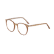 Morgan 201125 Single Vision Prescription Eyeglasses, Brown Havana/Gold Frame, 201125-4475SV