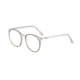 Morgan 201125 Single Vision Prescription Eyeglasses, Brown Havana/Silver Frame, 201125-4474SV