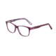 Morgan 201126 Progressive Prescription Eyeglasses, Dark Red On Pink Frame, 201126-4061PR