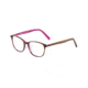 Morgan 201128 Progressive Prescription Eyeglasses, Pink/Brown Structure Frame, 201128-4254PR