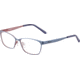 Morgan 203154 Single Vision Prescription Eyeglasses, Blue Red Frame, 203154-532SV