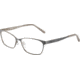 Morgan 203154 Single Vision Prescription Eyeglasses, Grey Beige Frame, 203154-534SV