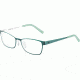Morgan 203157 Progressive Prescription Eyeglasses, Petrol White Frame, 203157-539PR