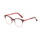 Morgan 203168 Progressive Prescription Eyeglasses, Brown Havana/Red Frame, 203168-6905PR