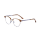 Morgan 203171 Single Vision Prescription Eyeglasses, Brown Havana Frame, 203171-6264SV