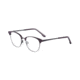 Morgan 203171 Single Vision Prescription Eyeglasses, Dark Violet Frame, 203171-4415SV