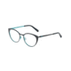 Morgan 203176 Single Vision Prescription Eyeglasses, Turquoise Frame, 203176-1028SV