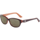 Morgan 207183 Single Vision Prescription Sunglasses, Aubergine Orange Frame, 207183-6915SV