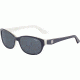 Morgan 207183 Single Vision Prescription Sunglasses, Black On White Frame, 207183-6913SV