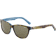 Morgan 207185 Sunglasses, Brown Havana on Blue Frame, Olive Green Lens, 207185-6906