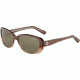 Morgan 207187 Sunglasses, Brown Gradient Frame, Olive Green Lens, 207187-6747