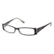 Morgan 201033 Bifocal Prescription Eyeglasses - Black Frame and Clear Lens 201033-6240BI
