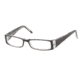 Morgan 201035 Progressive Prescription Eyeglasses - Black Frame and Clear Lens 201035-8738PR