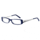 Morgan 201051 Bifocal Prescription Eyeglasses - Blue Frame and Clear Lens 201051-6412BI