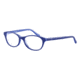 Morgan 201053 Progressive Prescription Eyeglasses - Blue Frame and Clear Lens 201053-6483PR
