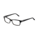 Morgan 201059 Single Vision Prescription Eyeglasses - Black Frame and Clear Lens 201059-6423SV