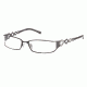 Morgan 203087 Bifocal Prescription Eyeglasses - Black Frame and Clear Lens 203087-323BI
