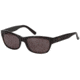 Morgan 207124 Single Vision Prescription Sunglasses - Brown Frame and Grey Green Lens 207124-8940SV