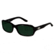 Morgan 207129 Single Vision Prescription Sunglasses - Black Frame and Grey Green Lens 207129-610SV