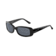 Morgan 207152 Single Vision Prescription Sunglasses - Black Frame and Grey Lens 207152-8840SV