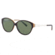 Morgan No. 207204 Sunglasses - Brown Frame and Grey Green Lens 207204-6151
