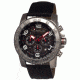 Morphic 0202 M2 Series Mens Watch, Black Dial w/ Black Leather Band, Stainless Steel Case MPH0202