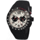 Morphic 0703 M7 Series Mens Watch, White Dial w/ Black Silicone Band, Black Stainless Case MPH0703